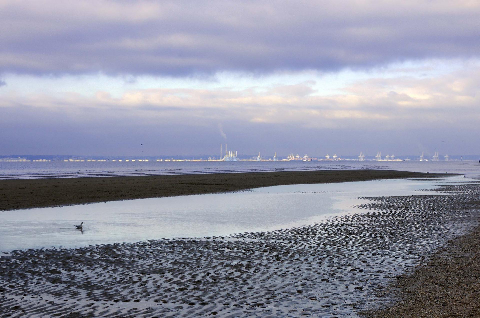 Le Havre vu de Deauville